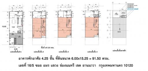 Exclusive 4.5-Story Freehold Residence in Chong Nonsi, Bangkok