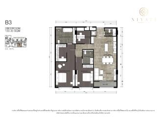 📌✨Nivati Residence Thonglor 23 Luxury Freehold Condo👑 2+1 Bedrooms with 130 Sq.m.